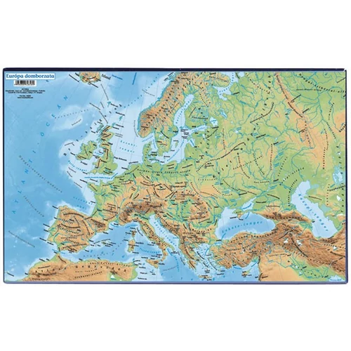 Könyökalátét, VICTORIA "Európa domborzata"