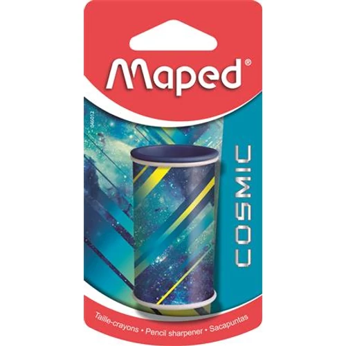 Hegyező, egylyukú, tartályos, MAPED "Cosmic", vegyes színek