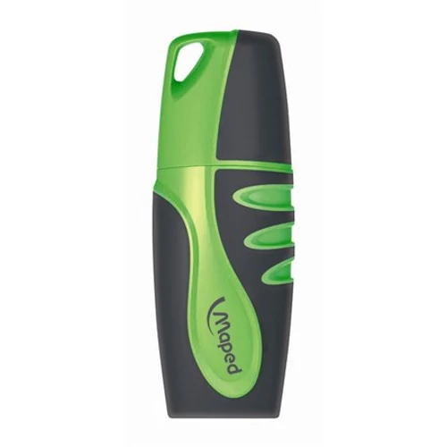 Szövegkiemelő, 1-5 mm, MAPED "Fluo Peps Pocket Soft", zöld