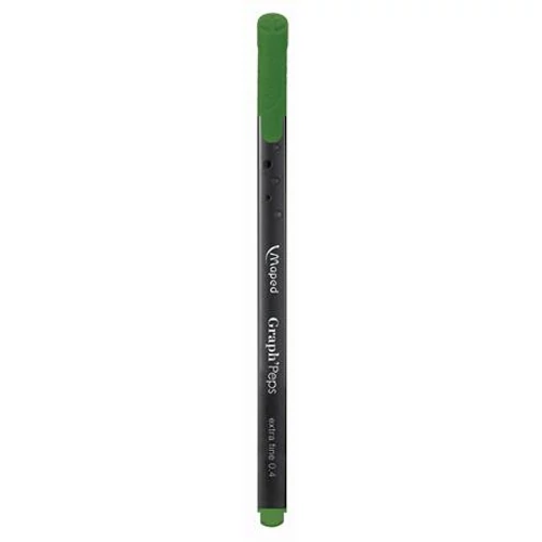 Tűfilc, 0,4 mm, MAPED "Graph`Peps", fűzöld