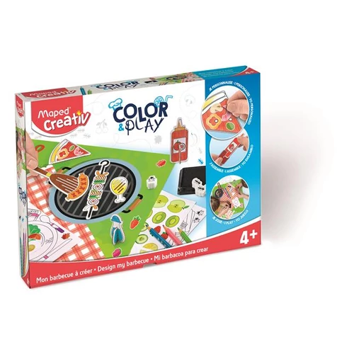 Kreatív készségfejlesztő készlet, MAPED CREATIV, "Color and Play", kerti parti