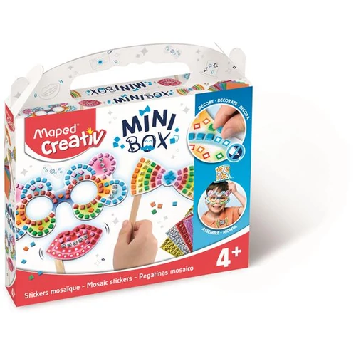 Mozaik készítő kreatív készségfejlesztő készlet, MAPED CREATIV, "Mini Box"