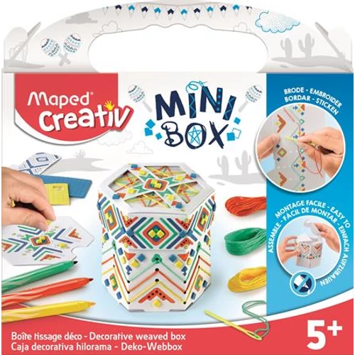 Kincsesdoboz kreatív készségfejlesztő készlet, MAPED CREATIV, "Mini Box"