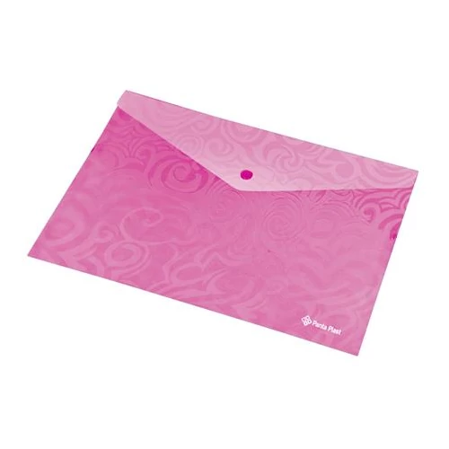 Irattartó tasak, A4, PP, patentos, 180 mikron, PANTA PLAST "Tai Chi", málna
