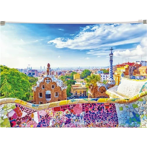 Irattartó tasak, A4, PP, cipzáras, PANTA PLAST "Barcelona"
