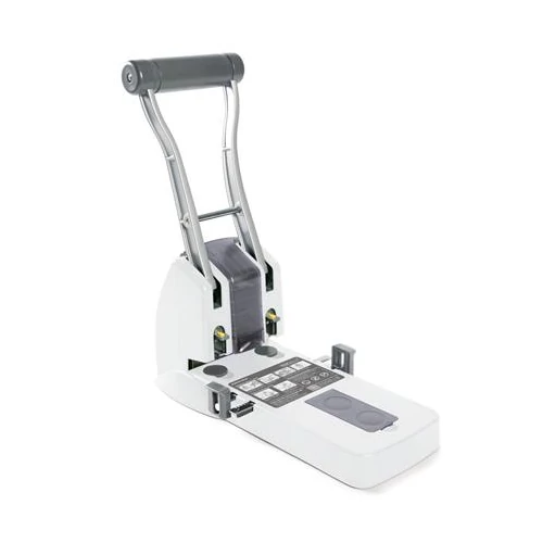 Lyukasztó, nagyteljesítményű, kétlyukú, 150 lap, RAPESCO "ECO P2200", fehér