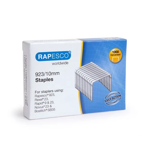 Tűzőkapocs, 923/10, erős, RAPESCO