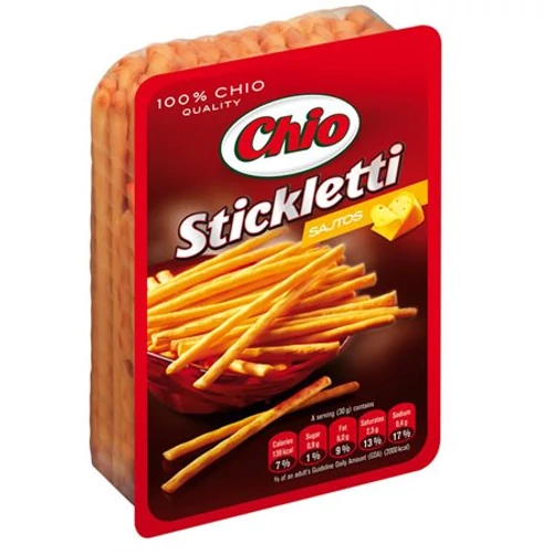 Sóspálcika, 80 g, CHIO "Stickletti", sajtos