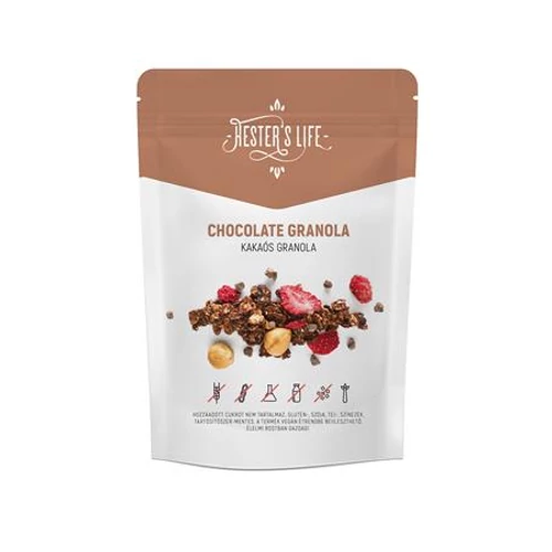 Granola, 60 g, HESTER`S LIFE, csokoládés