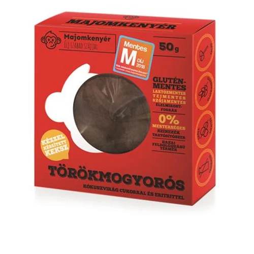 Keksz, paleo, 50 g, MAJOMKENYÉR, törökmogyorós