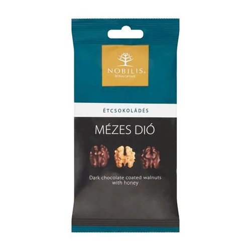 Mézes dió, 100 g, NOBILIS, étcsokoládés