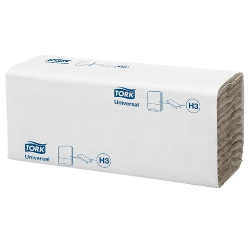 Kéztörlő, C hajtás, 1 rétegű, H3 rendszer, Universal, TORK, natúr