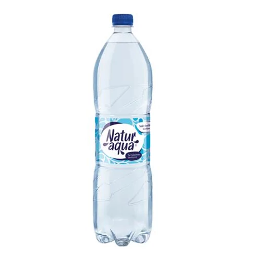Ásványvíz, szénsavas, NATUR AQUA, 1,5 l