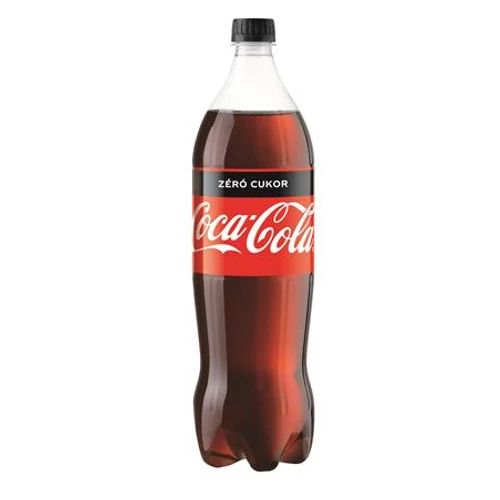 Üdítőital, szénsavas, 1,25 l, COCA COLA "Coca Cola Zero"