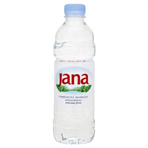Ásványvíz, szénsavmentes, JANA, 0,5 l
