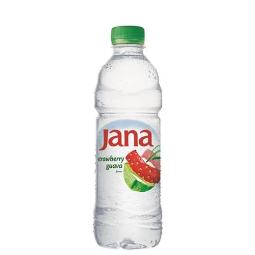 Ásványvíz, ízesített, JANA, 0,5 l, eper-guava