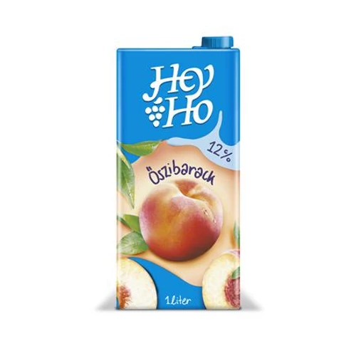 Gyümölcsital, 12%, 1 l, HEY-HO, őszibarack
