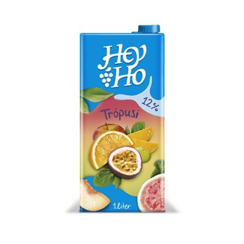 Gyümölcsital, 12%, 1 l, HEY-HO, trópusi