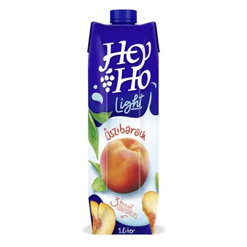 Gyümölcsital, 25%, 1l, HEY-HO, őszibarack light