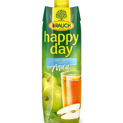 Gyümölcslé, 100%, 1l, RAUCH "Happy day", alma mild