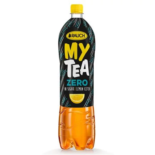 Üdítőital, szénsavmentes, cukormentes, 1,5 l, RAUCH "Mytea ZERO", citrom