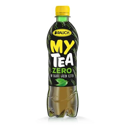 Üdítőital, szénsavmentes, cukormentes, 0,5 l, RAUCH "Mytea ZERO", zöld tea