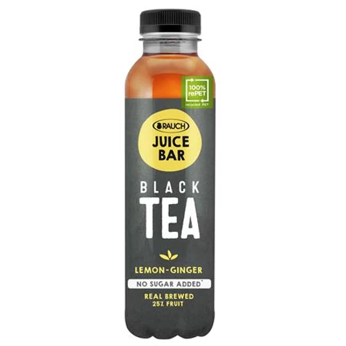 Üdítőital, szénsavmentes, 0,5 l, RAUCH "Juice bar", fekete tea