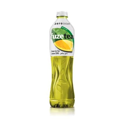 Üdítőital, szénsavmentes, 1,5 l, FUZETEA ZERO, zöld tea citrom