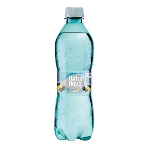 Ásványvíz, ízesített, NATUR AQUA EMOTION, 0,5 l, szeder-lime zero