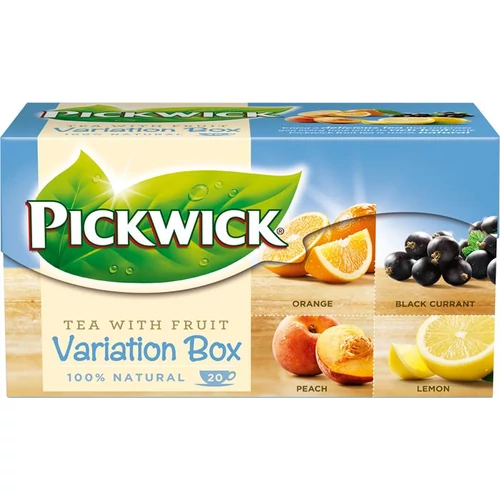 Fekete tea, 20x1,5 g, PICKWICK "Variációk II",narancs, fekete ribizli, őszibarack, citrom