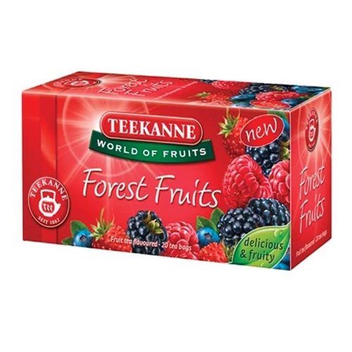 Gyümölcstea, 20x2,5 g, TEEKANNE "Forest Fruits", erdei gyümölcs