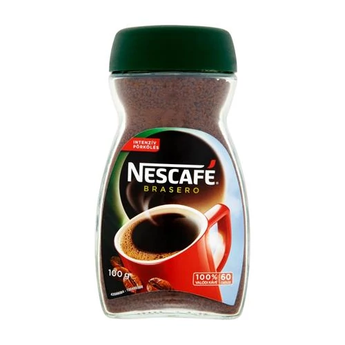 Instant kávé, 100 g, üveges, NESCAFÉ "Brasero"