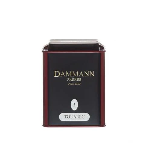 Fémdobozos zöld tea, 90 g, DAMMANN, "Touareg" szálas, borsmenta