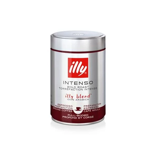Kávé, pörkölt, őrölt, 250 g, ILLY "Intenso"