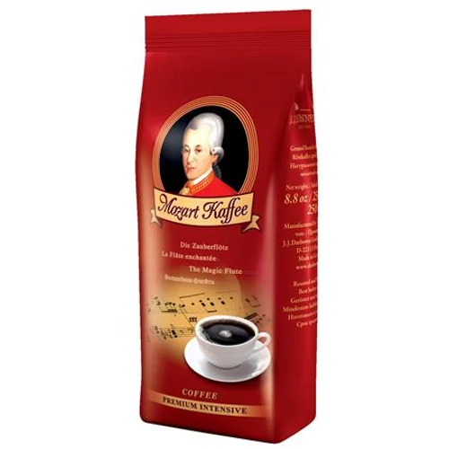 Kávé, pörkölt, őrölt, 250 g, MOZART "Premium Intensive"
