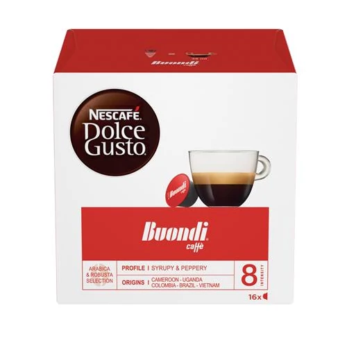 Kávékapszula, 16 db, NESCAFÉ "Dolce Gusto Buondi Caffé"