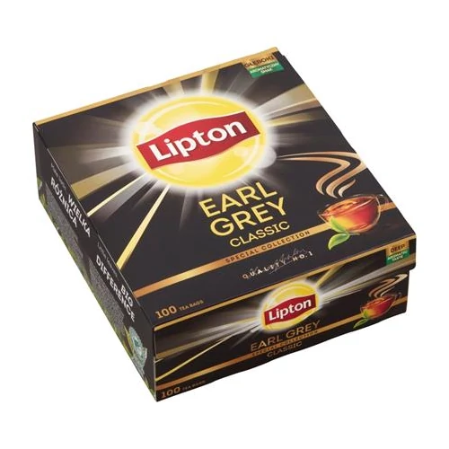 Fekete tea, 100x1,5 g, LIPTON "Earl Grey"