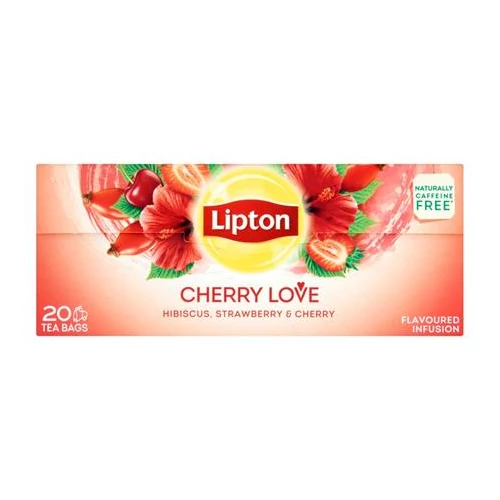 Gyümölcstea, 20x1,6 g, LIPTON, cseresznye