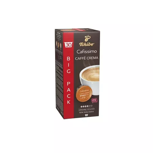 Kávékapszula, 30 db, TCHIBO "Cafissimo Caffé Crema Rich"