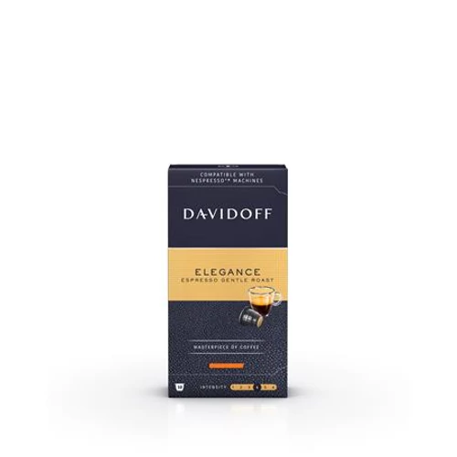 Kávékapszula, 10 db, DAVIDOFF "Elegance"