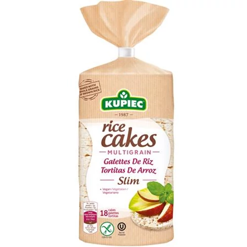 Puffasztott rizs, 90 g, KUPIEC "Slim", sokmagvas