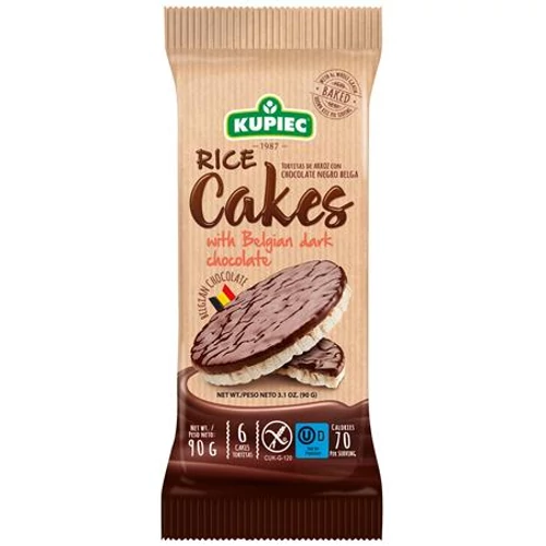 Puffasztott rizs, 90 g, KUPIEC, belga étcsokoládéval