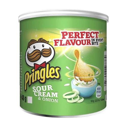 Chips, 40 g, PRINGLES, hagymás-tejfölös