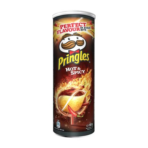 Chips, 165 g, PRINGLES, csípős