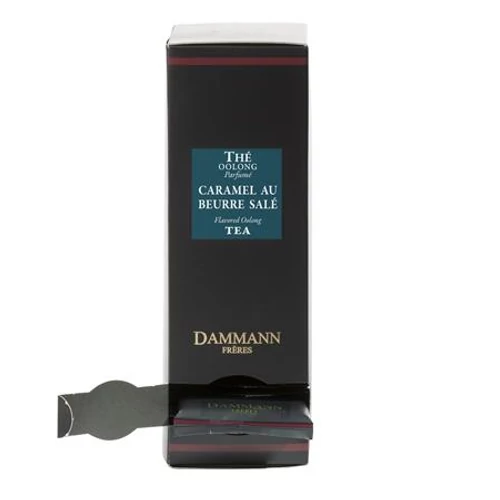 Oolong tea, 24 db, DAMMANN "Caramel au Beurre salé", kristályfilteres, sós karamellás