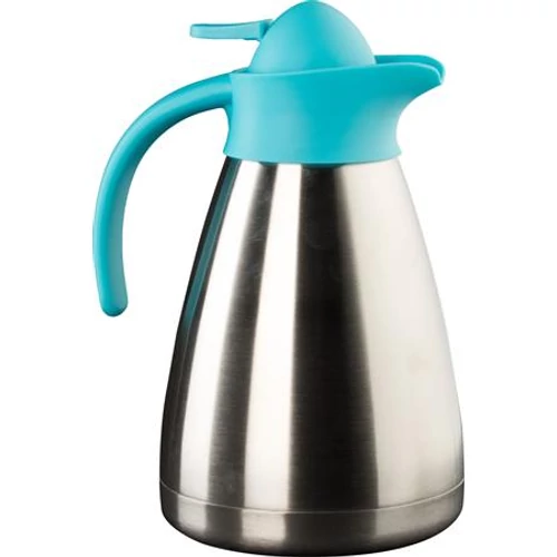 Termosz, 1,5 l, rozsdamentes acél, műanyag fej, színes