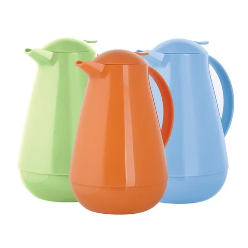 Termosz, 1 l, műanyag, színes