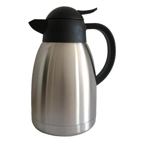 Termosz, 1,5 l, rozsdamentes acél, műanyag fej
