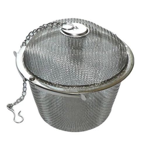 Teatojás, rozsdamentes acél, hálós, 9cm