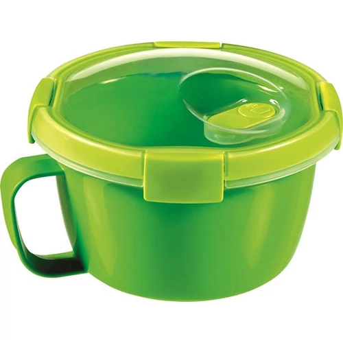 Ételtartó, 0,9l, CURVER, "Smart to go", zöld